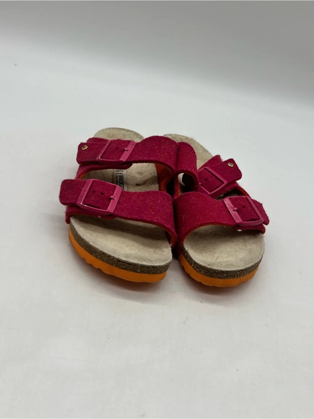 Birkenstock Arizona RIVET Women’s Sz 6 Narrow Ted Wool Sandals Shoes.